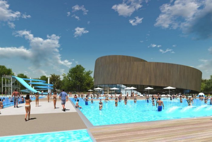 Ilustračný obrázok k článku VIZUALIZÁCIA: Pozrite si, ako má vyzerať nový aquapark v Nitre