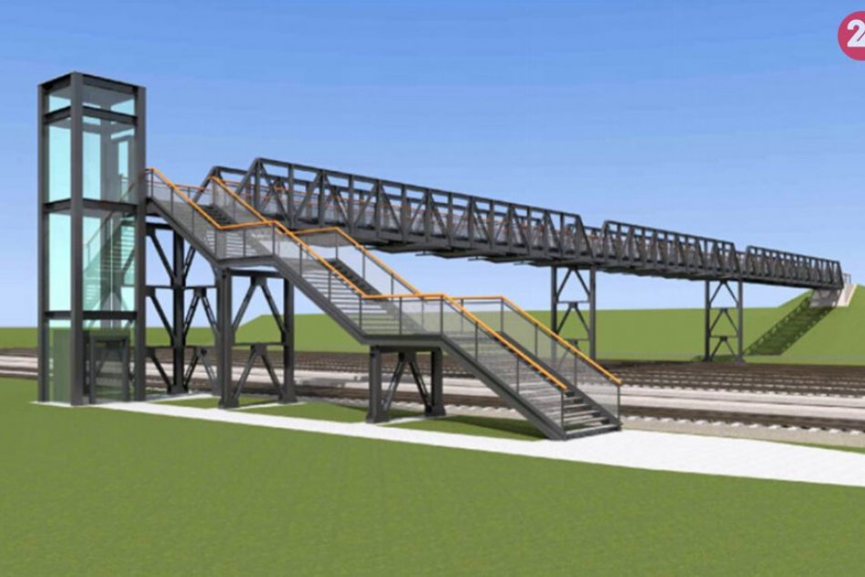 Ilustračný obrázok k článku Most nad železnicou v Nitre opravia: Práce potrvajú 8 mesiacov, VIZUALIZÁCIA