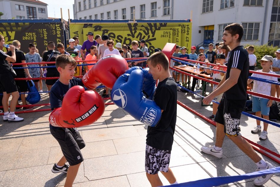 Ilustračný obrázok k článku Centrum mesta ožilo športom: Deťom svoju činnosť priblížili nitrianske kluby, FOTO